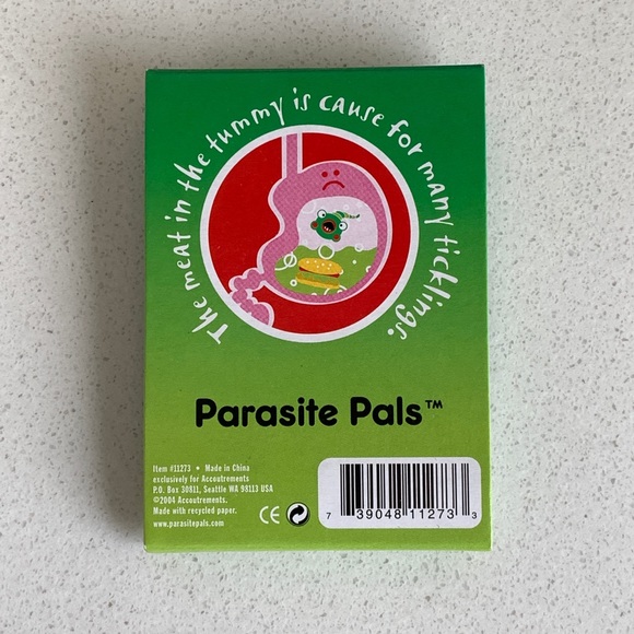 Parasite Pals “Tickles The Tapeworm” Character Little Notebook With Magic Slate - Picture 4 of 4